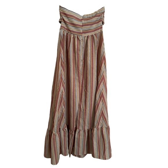 STRIPPED MAXI DRESS SIZE LARGE | L1 - Picture 2 of 4